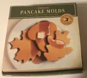 Williams Sonoma Pancake Molds AUTUMN Maple Leaf Acorn Oak Leaf Metal + Recipe