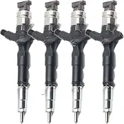 ERIKC 4 PCS 23670-30400 2367030400 Common Rail Diesel Injector Nozzle, Compatible With Toyota Hilux, 2.5 D /3.0d 2010 2KD/1KD-FTVEuro 4