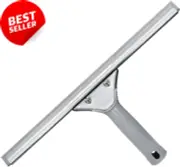 14-Inch Window Squeegee, Non-Slip Handle, Streak-Free Rubber