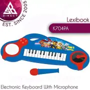 Lexibook K704PA Paw Patrol Electronic Keyboard with Microphone & Lights│3y+