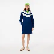 Color-Block Interlock Sweatshirt Dress