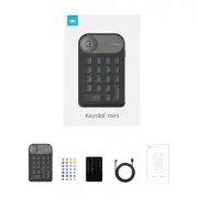 Keydial Mini Wireless Keyboard Bluetooth Connectivity Keyboard with Dial, for Dr