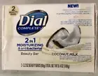 Dial 2in1 Soap Coconut Milk Moisturizing & Antibacterial 3.2 oz Bars 2Pk Discont