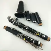 Black Clarinet G Key Ebonite Clarinet kit Nickel Plated Sweet Tone With case