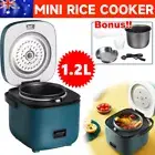 1.2L Portable Electric Rice Cooker Mini 3 Cups For 1-2 Person Kitchen Home