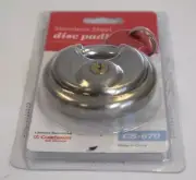 CubeSmart CS-670 Steel 2-3/4" Disc Padlock Stainless Corrosion Weather Resistant