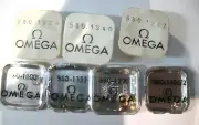 OMEGA 580 ASSORTED WATCH MOVEMENT PARTS