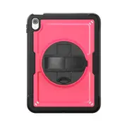 MCC Shockproof iPad mini 6 2021 6th Gen Rotate Hand Strap Colour PC Case Cover Apple mini6 [Magenta]