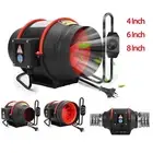 4inch 6inch Inline Fan Industrial Extractor Duct Hydroponic Exhaust Vent Silent