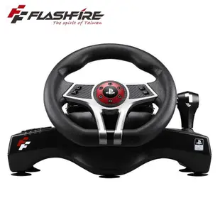 FlashFire HURRICAN WHEEL 颶風之翼 PS4/PS3 SONY授權賽車方向盤 遊戲方向盤 強強滾