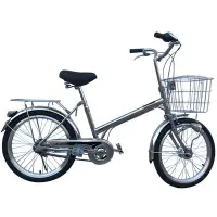 在飛比找Yahoo!奇摩拍賣優惠-日本自行車內三變速日系不銹鋼成人淑女男單速20寸22輕便通勤