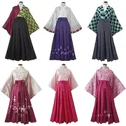 Demon Slayer: Kimetsu no Yaiba Kochou Shinobu Kamado Tanjirou Anime Outfits Masquerade Cosplay Suits Costume For Men's Women's Adults'