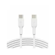 Belkin (2 Pack) BoostCharge 1m PVC USB-C to USB-C Cable (White)