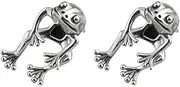 [AUZAA] Cute Frog Earrings Retro Funny Animal Earrings For Women Girls Stud Earrings Ear Jewelry Gifts Earring Piercing Statement