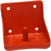 Ipetboom Cattle Sheep Feeding Box Red Plastic Iron Livestock Feeder Salt Block for Home Farm