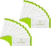 ayushicreationa 20 PCS Cotton Facial Wet Wipes Soft Face Tissue Paper for Women and Girls Makeup Removal Multi-functional Travel Office Home Use