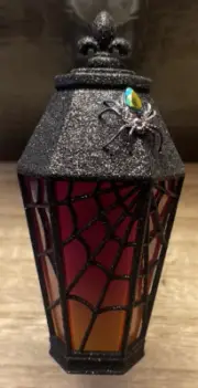 BATH & BODY WORKS SPOOKY LANTERN WALLFLOWER HALLOWEEN NIGHTLIGHT SPIDER WEB 24/7