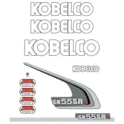 Kobelco SK55SR -5 Excavator Digger Decal Set