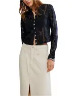 Free People Jae Lace Blouse