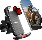 OTREST Upgrade Bike Phone Holder, 360° Swivel Motorcycle Scooter Bicycle Phone Mount Quick Release for iPhone 15 Pro Max 14 13 12 Galaxy S24 Ultra & Phones 5.12"-6.89" L, φ20-40mm Handlebar, SP-14