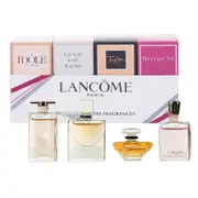 4pc Lancome Mini Travel Exclusive Women's Eau De Parfum Fragrance EDP Spray Set
