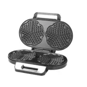 Household 110V Two-piece Double-plate Love Heart Waffle Machine Breakfast Machin