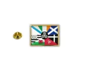 pins pin's flag national badge metal lapel button vest celtic nations
