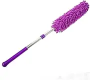 Household Chenille Duster Extendable Cleaning Tool for Safe Dusting of Hard to Reach Areas Washable Microfiber Material for Home and Car Cleaning
