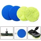 4 Pcs Cordless Electric Floor Cleaner Mop with Reusable Microfiber For Pads