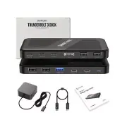 Thunderbolt 3 Dock Dual Monitor USB-C - 11 Ports 40Gbps Docking Station, PD 1...