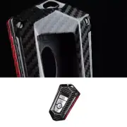 Carbon Fiber Red Black Smart Remote Key Fob Shell For Ford Mustang Mach-E 21-23