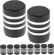 Alipis 10pcs Durable Tire Valve Caps for Cars Trucks Motorcycles Lightweight Sleek Design Easy to Switch Stylish Appearance Valve Cover Accessories