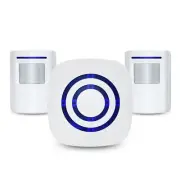 Wireless Entry Door Bell Welcome Motion Sensor Detector Gate Chime Alert Alarm