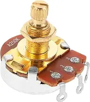 COSMEVIVI Copper Axis Potentiometer Audio Taper Potentiometers Taper Shaft Electric Guitar and Bass Musical Instruments Guitar Potentiometers Pots Guitar Bass Pots Potentiometer Guitar Pots