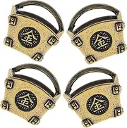 [BELLIFFY] Diy Vintage Brass Charm Retro Jewelry Making Material Brass Pendant Ornament Keychain Pendant Decorative