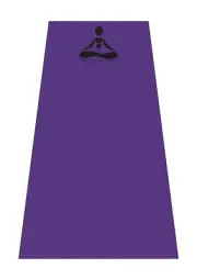 Anti Slip Simple Yoga Mat Eco Friendly For Exercise & Workout Purple Color 8mm