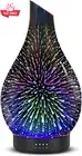 Essential Oil Diffuser 120ML Glass Ultrasonic Humidifier Auto Off Timer BPA Free