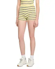 Sandro Striped Knit Shorts