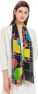 [RainCaper] Silky-soft Polyester Sheer Long Scarf Feels like Silk