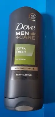 3 PACK DOVE MEN + CARE BODY & FACE WASH EXTRA FRESH REFRESHING