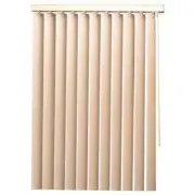 ALABASTER Room Darkening 3.5 in. Vertical Blind Kit for Sliding Door or Window -
