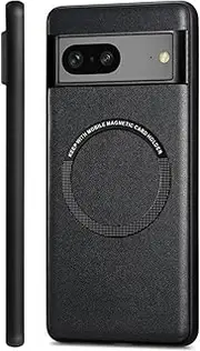 [RUNGOS] for Google Pixel 6a Case Magsafe [Stable Magnetic] [Slim Fit] [Wireless Charging] [10Ft Drop Protection] Shockproof Case for Google Pixel 6a Phone Case Anti-Fingerprint 6.1'' 2022, Black