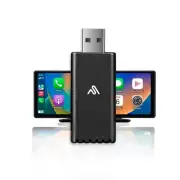 Wireless CarPlay Adapter - Fastest 5Ghz - - Plug and Play - USB-C and USB-A C...
