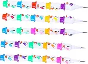 VILLFUL Stackable Writing Pencils Snowman Theme 5pcs Non-sharpening Pencils for Teens and Boys and Girls