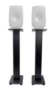 (2) Rockville 36” Studio Monitor Speaker Stands For Genelec 8341 SAM