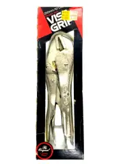 NOS! VINTAGE 1977 PETERSEN MFG VISE GRIP 10” LOCKING PLIERS, 10R, DEWITT, USA