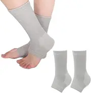 Neuropathy Socks Women Men Compression Socks Bamboo Compression Socks Anti Fatigue Sleeping Foot Sleeves Pain Relief Ankle Support 2 Pairs
