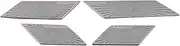 XEBRAD for VW, for ARTEON, 2017 2018 2019 2020 Car Door Loudspeaker Sound Chrome Speaker Cover Trim Frame Sticker Interior car Speaker Trim(White)