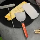 Stainless Steel Crepes Spreader Professional Pancake Utensils Set Restaurant
