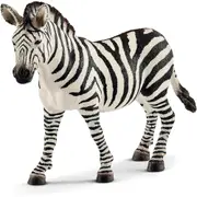 Schleich 4.7'' Female Zebra Wildlife Animal Action Figure Kids Play Toy 3-8y